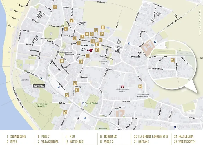 Haus Jelena 5 Апартаменты Боркум